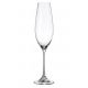 6 Bohemia crystal champagne / sparkling glasses "Columba"