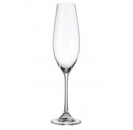 6 кристални чаши за шампанско Bohemia "Columba"