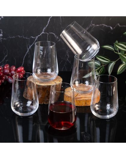 6 Bohemia Crystal glasses "Ardea"
