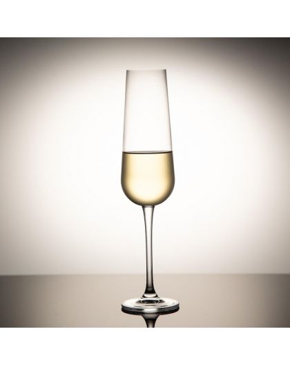 6 Bohemia crystal champagne / sparkling glasses "Ardea"