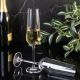 6 Bohemia crystal champagne / sparkling glasses "Ardea"