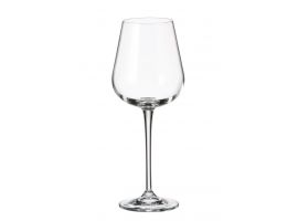 6 bohemia crystal white wine glasses "Ardea" 330ml