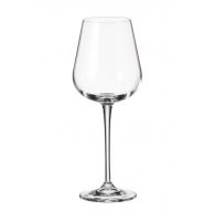 6 bohemia crystal white wine glasses "Ardea" 330ml