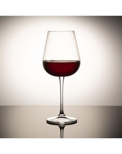 6 bohemia crystal red wine glasses "Ardea" 540ml