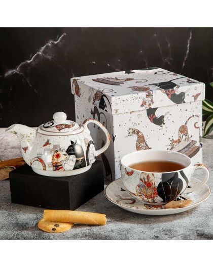Tea set - single " The Cats" series