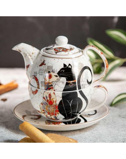 Tea set - single " The Kats" series