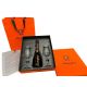 Lamborghini Sparkling wine gift box with 2 crystal glasses