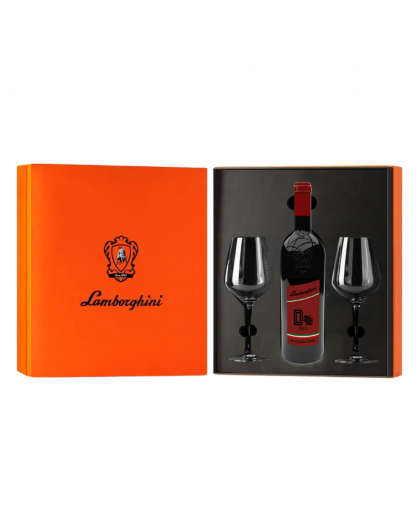 Lamborghini red wine Alcohol FREE Merlot