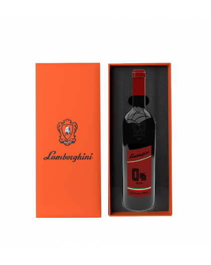Lamborghini red wine Alcohol FREE Merlot