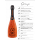Lamborghini sparkling wine Demi Sec ORANGE