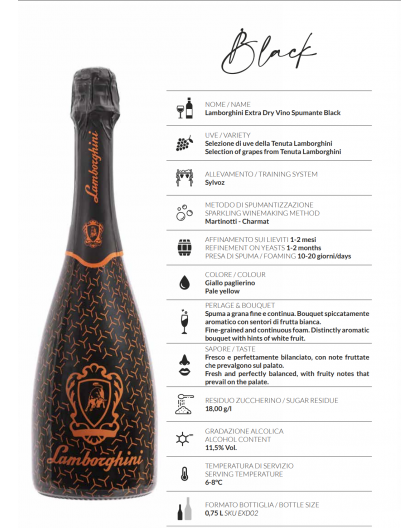 Lamborghini Шампанско Prosecco  Екстра Драй