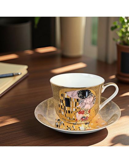 Gift cup for tea "The Kiss" 470ml