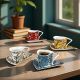 Set of 4 cups with saucers 90ml