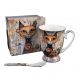 Cup for tea "Cats, Gustav Klimt" 280 ml