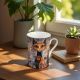 Mug for tea "Cats, Gustav Klimt" 300 ml