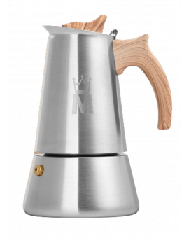 Madamin, Moka Pot, 4 чаши, Кафява дръжка