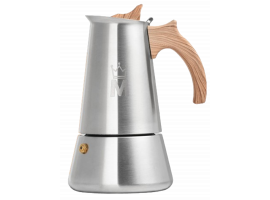 Madamin, Moka Pot, 6 Cups, Brown Handle