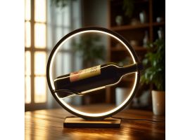 Wine rack with LED light - 1 bottle