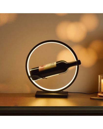 Wine rack with LED light - 1 bottle