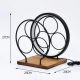 Wine rack with LED light - 3 bottles