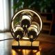 Wine rack with LED light - 3 bottles