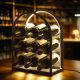 Wine rack with LED light - 9 bottles