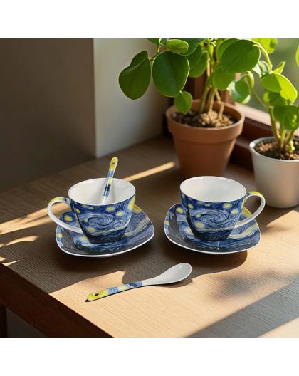 Set of two cups "The Starry Night" 250 ml