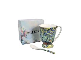 Cup for tea "Irises, Vincent van Gogh" 280 ml