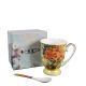 Cup for tea "Vase with Red Poppies, Vincent van Gogh" 280 ml