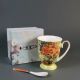 Cup for tea "Vase with Red Poppies, Vincent van Gogh" 280 ml