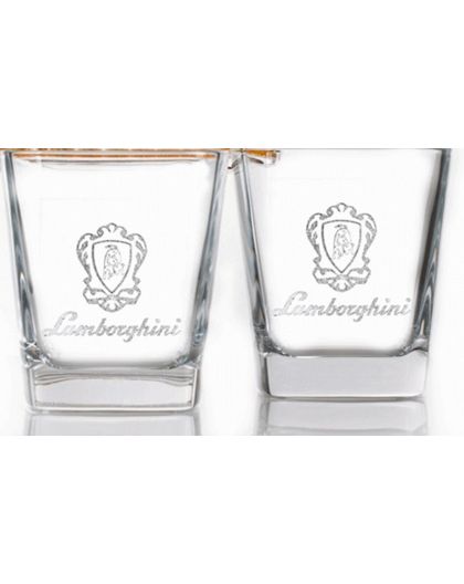 2 Glasses Lamborghini for Spirits