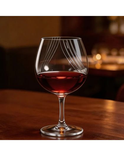 BOHEMIA COLIBRI OPTIC 4, Red wine glasses, 570ml, 6pcs