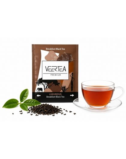 VEERTEA Луксозен черен чай, 100 пакетчета