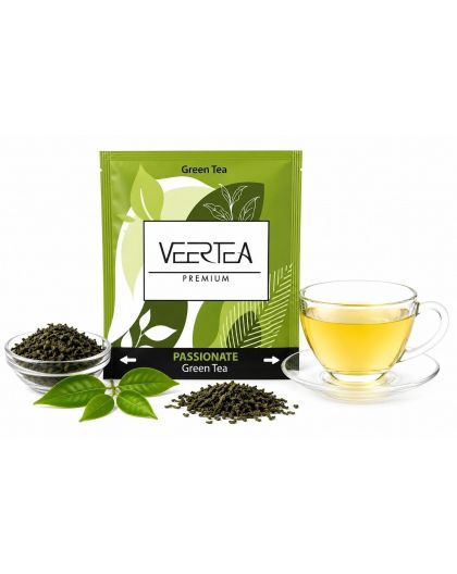 VEERTEA Зелен чай, 100 пакетчета