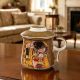 Cup for tea "The Kiss" with metal strainer and lid, 320ml