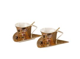Set of two glasses, Gustav Klimt, "The Kiss", 180 ml