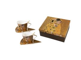 Set of two gift espresso cups – The Kiss – 90 ml