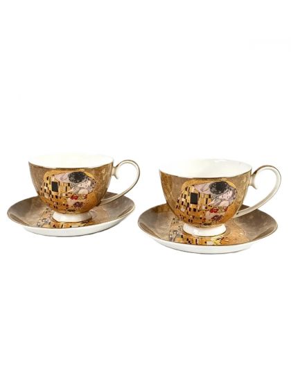 Set of two cups "The Kiss" 250 ml