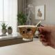 Set of two gift espresso cups with saucers,The Kiss, 90 ml