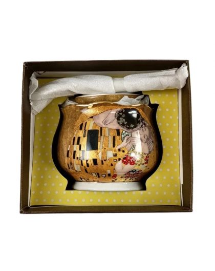 Sugar bowl with spoon, Gustav Klimt, The Kiss