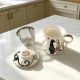 Gift cup with metal strainer and lid, Cats Closeness, 340 ml