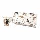 Set of two gift cups with porcelain spoons, Cats tenderness and closeness,280 ml