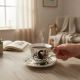 Gift cup with saucer – Cats Closeness – 200 ml