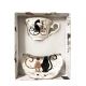 Gift cup with saucer – Cats Closeness – 200 ml