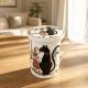 Gift cup with lid, Cats closeness, 300 ml