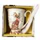 Gift cup with porcelain spoon, Cats tenderness, 280 ml