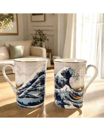 Two gift cups, Katsushika Hokusai, The Great Wave off Kanagawa, 300 ml