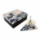 Two gift cups with saucers and spoons, Katsushika Hokusai, The Great Wave off Kanagawa, 180 ml