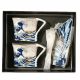 Two espresso gift cups, Katsushika Hokusai, The Great Wave off Kanagawa, 90 ml