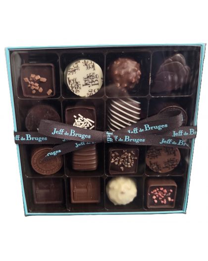 Jeff de Bruges, BOX OF 16 CHOCOLATES CANDY, 190g